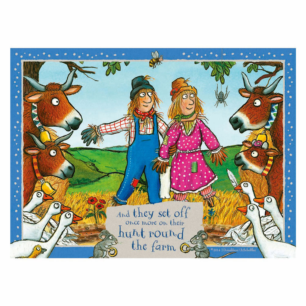 Ravensburger legpuzzel trouwerij op de boerderij - 4 puzzels