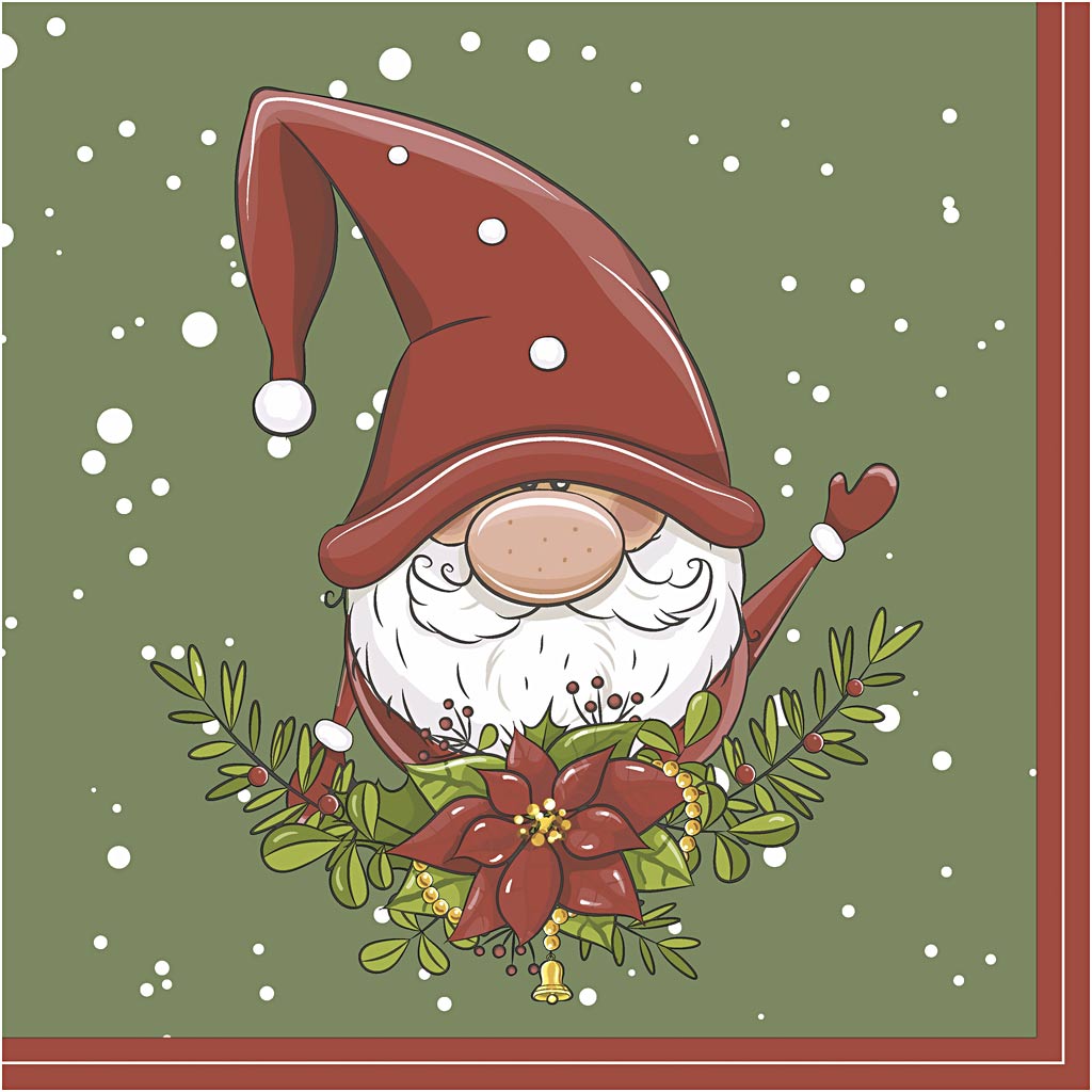 Creativ company servetten, elf, afm 33x33 cm, 20 stuk 1 doos