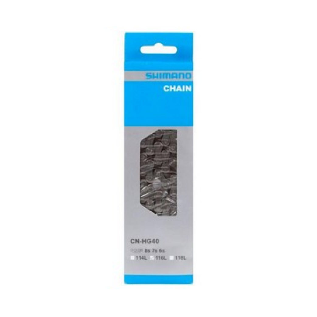 Shimano HG40 Ketting 6 7 8v 116 Schakels - Grijs