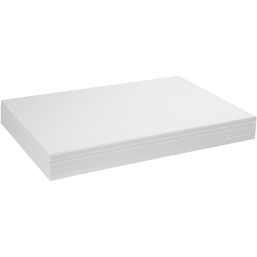 Creativ company tekenpapier, a2, vel 420x594 mm, 190 gr, wit, 250 vel 1 doos