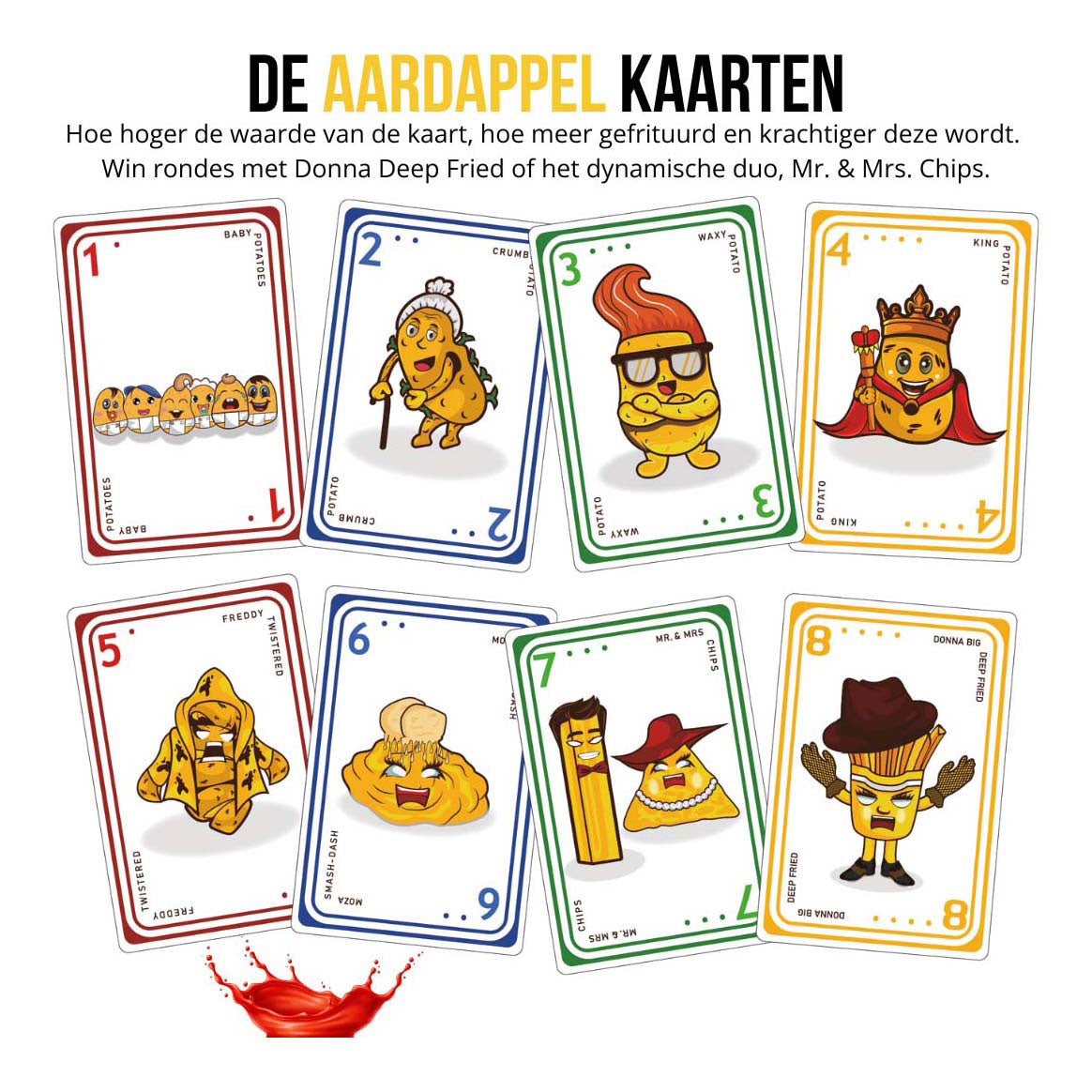 Fried potatoes kaartspel orginele editie (nl)