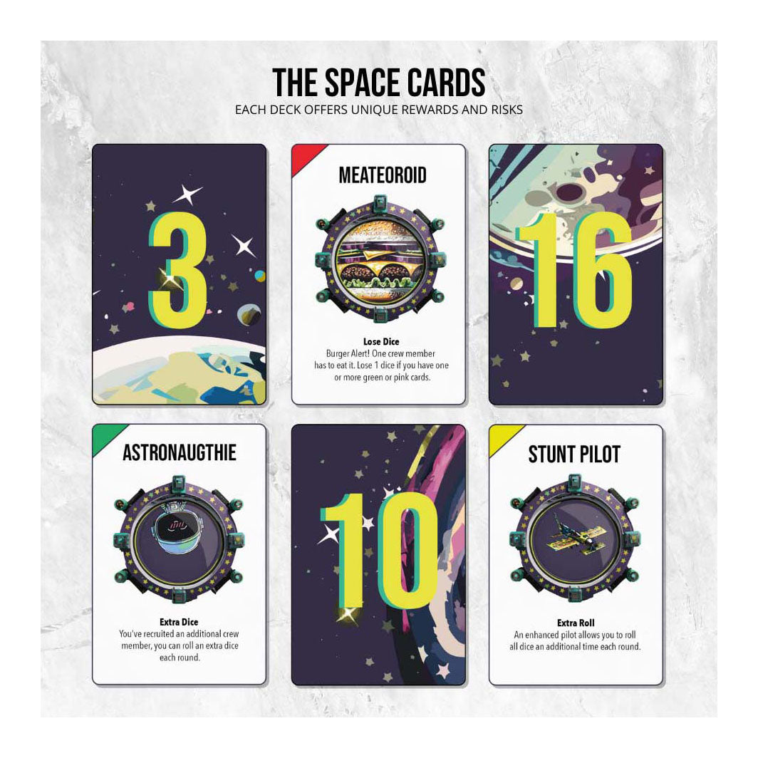 Fried potatoes astronaugthies - dice till the moon (engelstalig)
