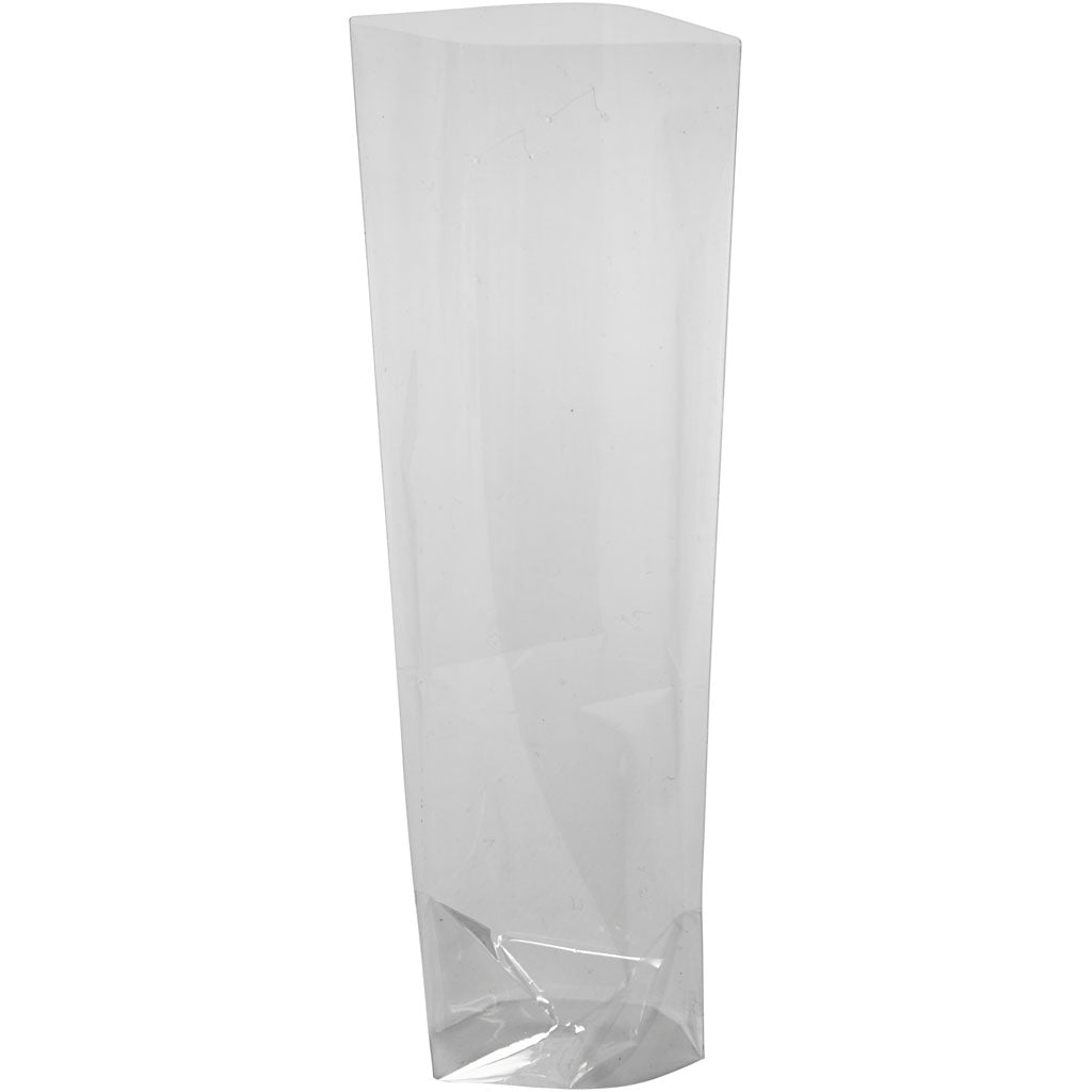 Creativ company cellofaan zak, h: 16 cm, afm 6,5x4,5 cm, dikte 25 my, 20 stuk 1 doos