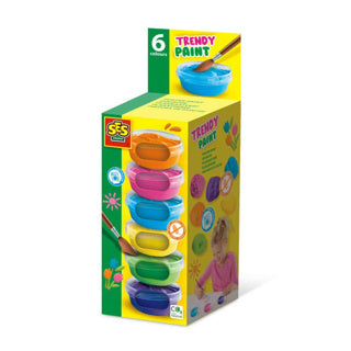 Ses plakkaatverf trendy 6 x 45 ml
