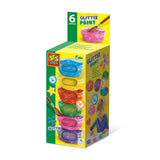 Ses plakkaatverf glitter 6 x 45 ml
