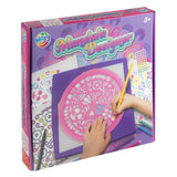 No brand mandala designer 25x25 cm 6 kleurpotoden, 10 sheets en 50 stenen