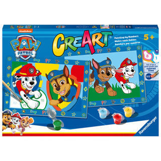 Ravensburger creart junior schilderen op nummer paw patrol