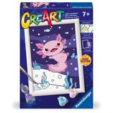 Ravensburger creart axolotl schilderen op nummer