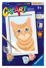 Ravensburger creart schilderen op nummer rode poes