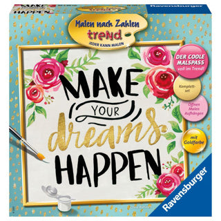 Ravensburger schilderen op nummer make dreams vierkant