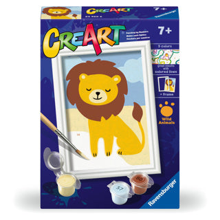 Ravensburger creart wilde leeuw schilderen op