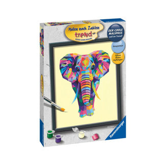 Ravensburger Schilderen op Nummer Bonte Olifant