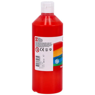 Plakkaatverf rood 500 ml