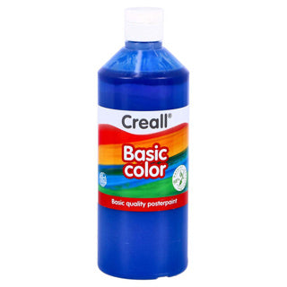 Plakkaatverf blauw 500 ml