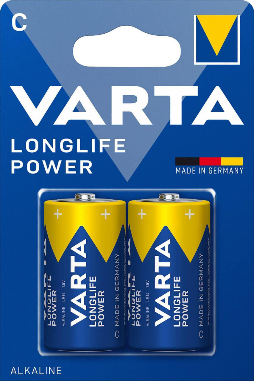 Varta batterij longlife power - hoge energie power baby longlife 2-pack blister c