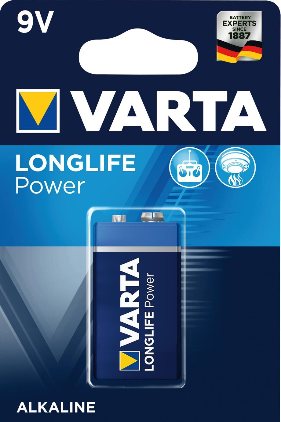 Varta batterij longlife power - hoge energie e-block longlifepow 1 er blister
