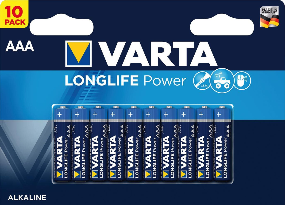 Varta batterij longlife power - hoge energie