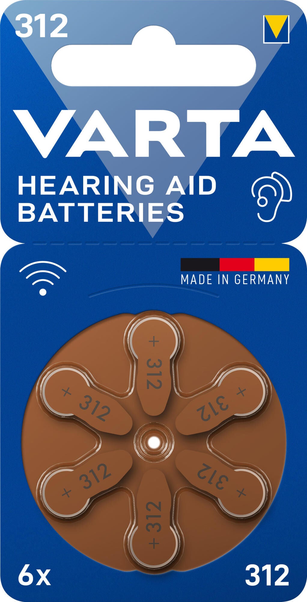 Varta batterij coin cell v312 1.4v blister pack of 6