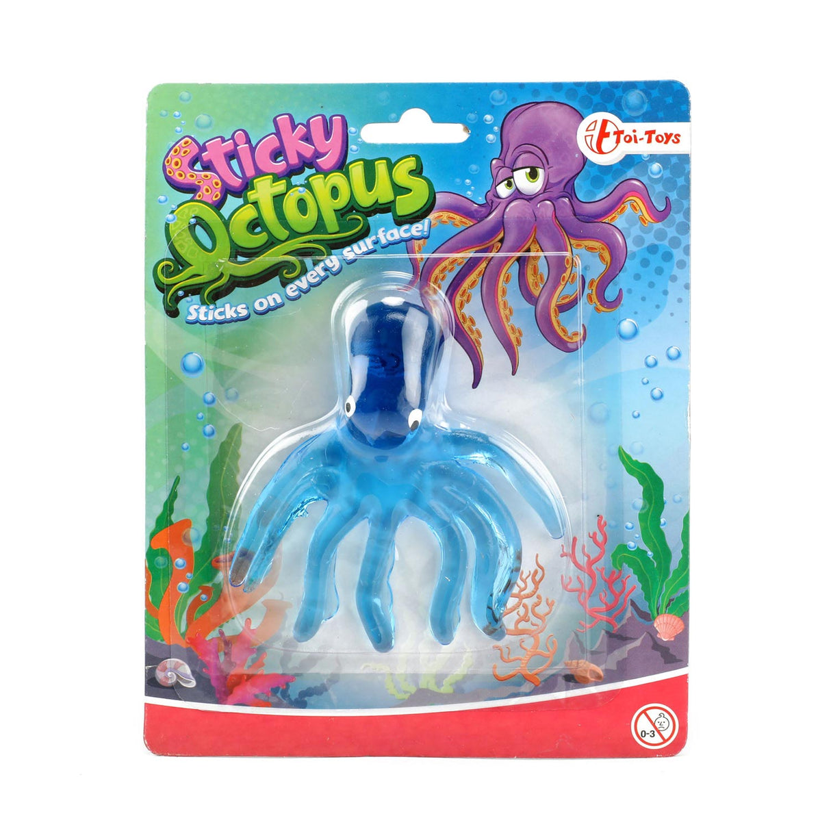 Toi-toys raamkruiper sticky octopus 4 assorti