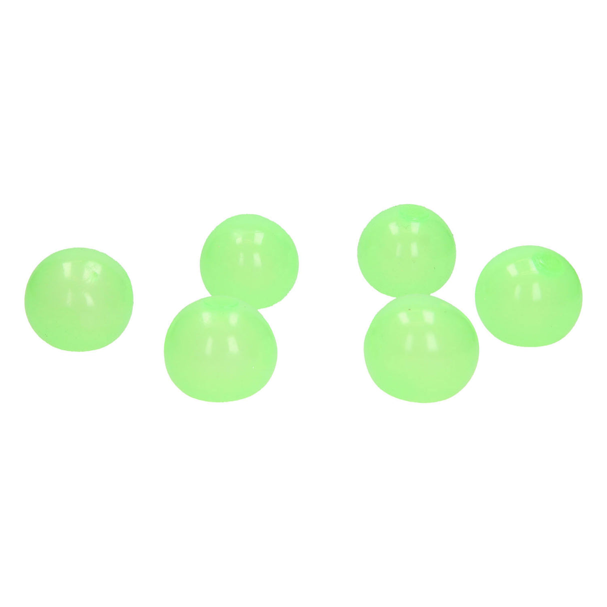 Toi-toys sticky stretch ballen glow in the dark, 12st