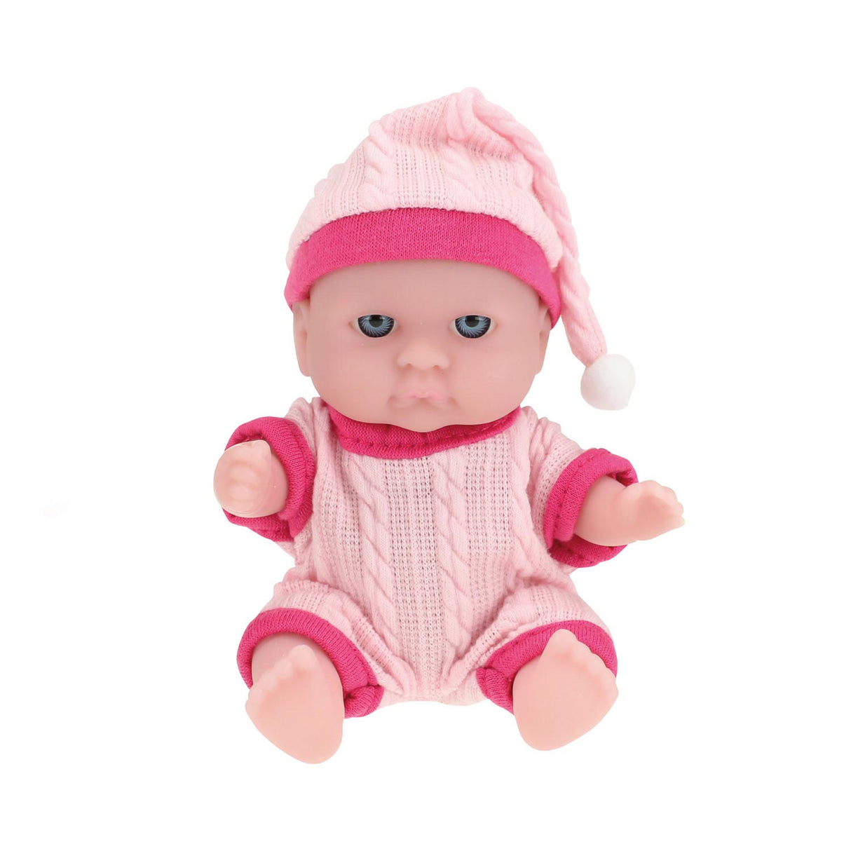 Baby Beau Babypopje met Slaapmuts