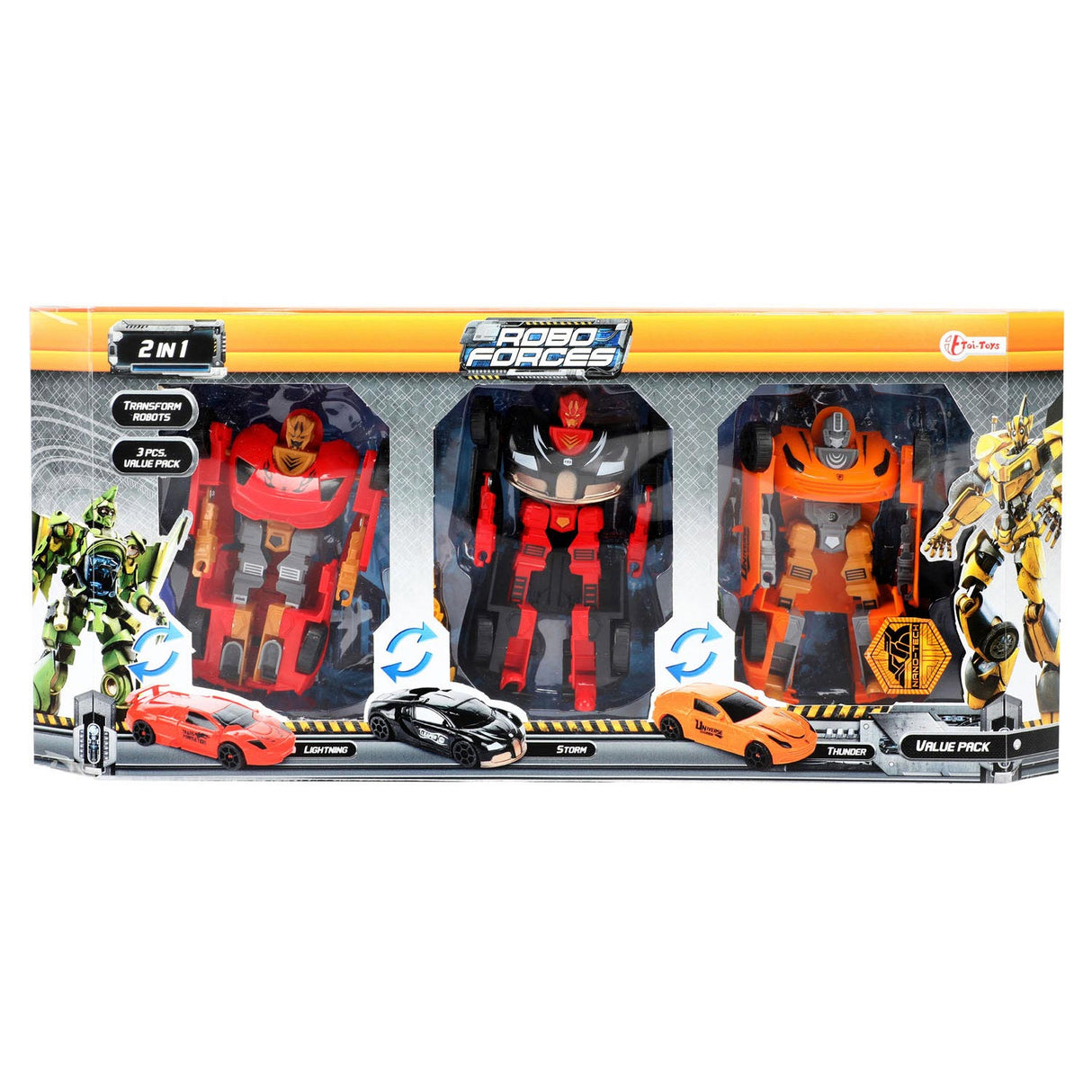 Cilgro robot roboforces 3 transformer robots 10 cm groot