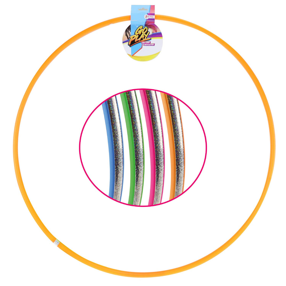 Toi-toys glitter hoepels, set van 4