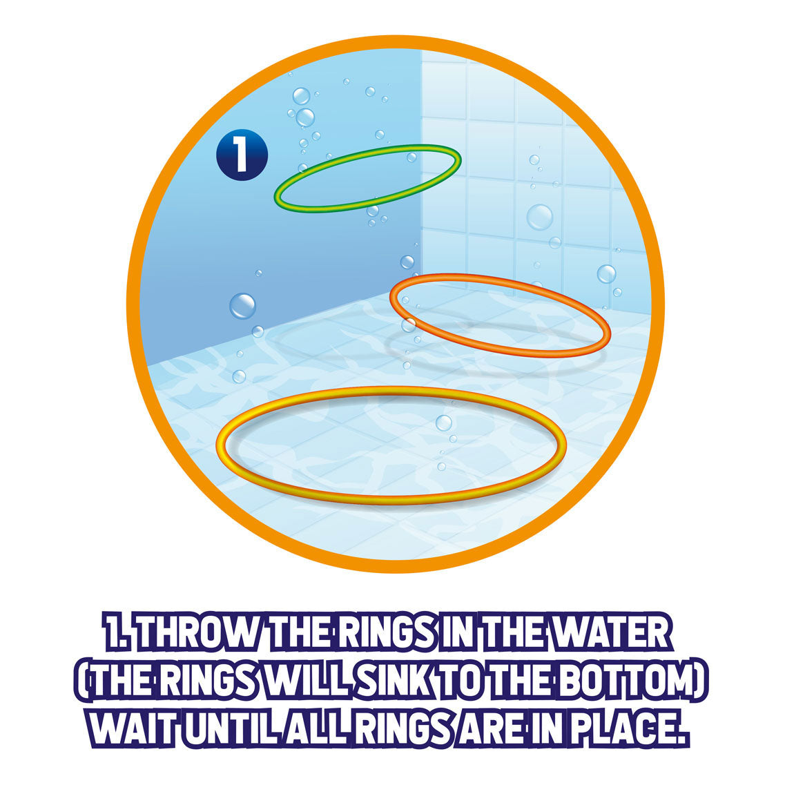 Splash ringwerpspel duiken