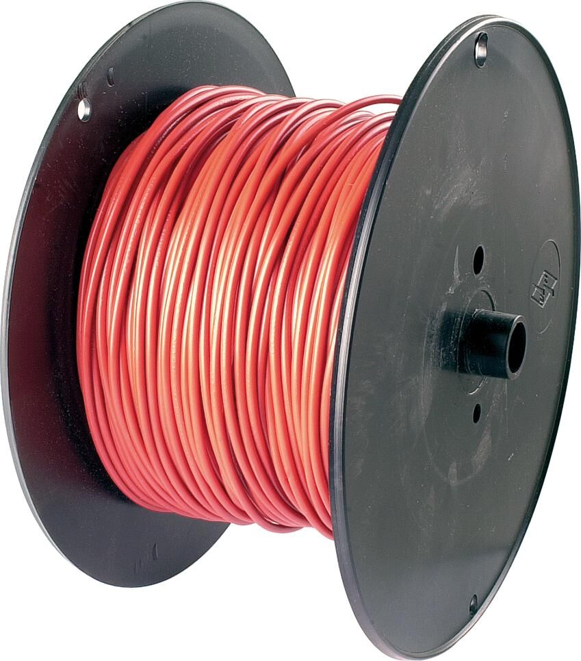 Herth+buss voertuigbeheer kabel cables fly 0,75qmm red coil 100 m