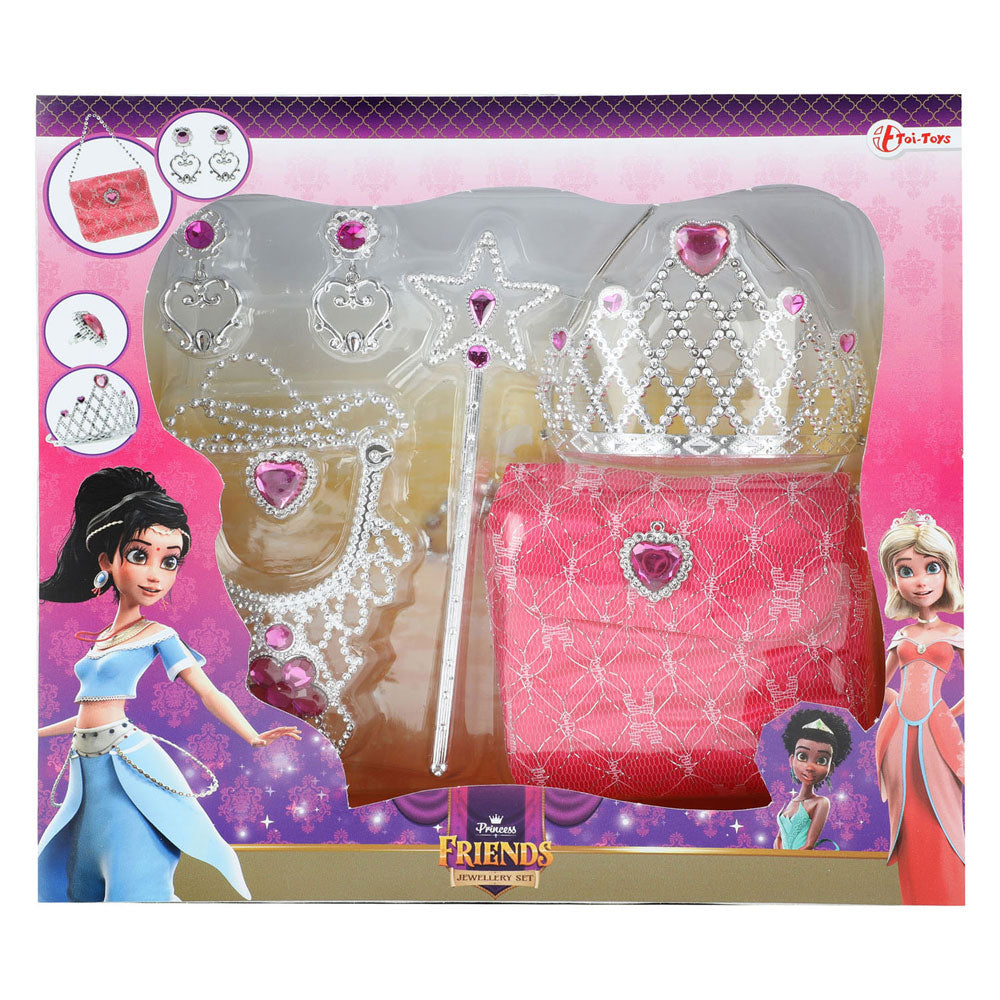 Toi-toys princess friends sieraden en staf in tas