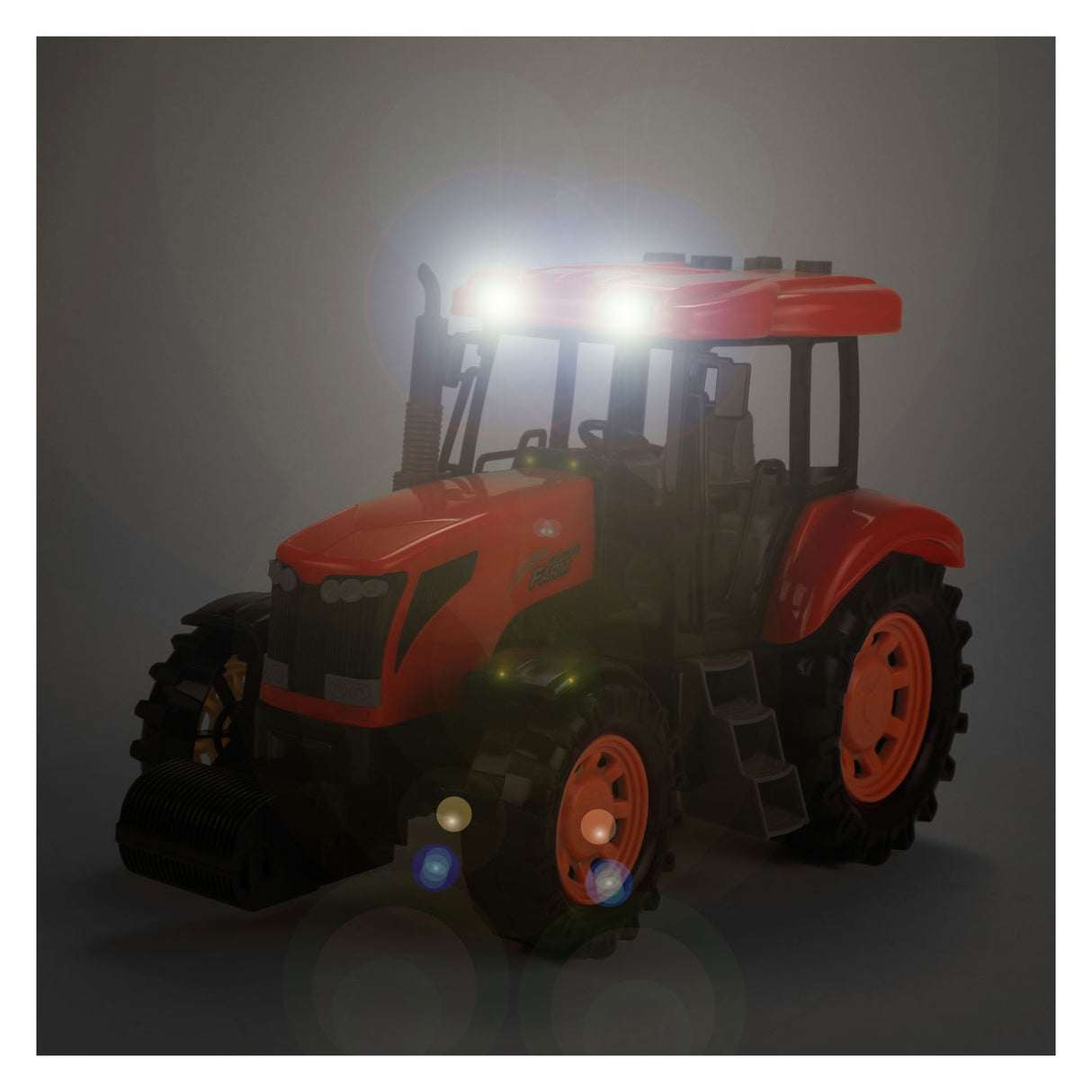 Toi-toys tractor groot met licht en geluid rood