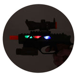 Toi-toys alfafox pistool militair met licht en geluid en zaklamp