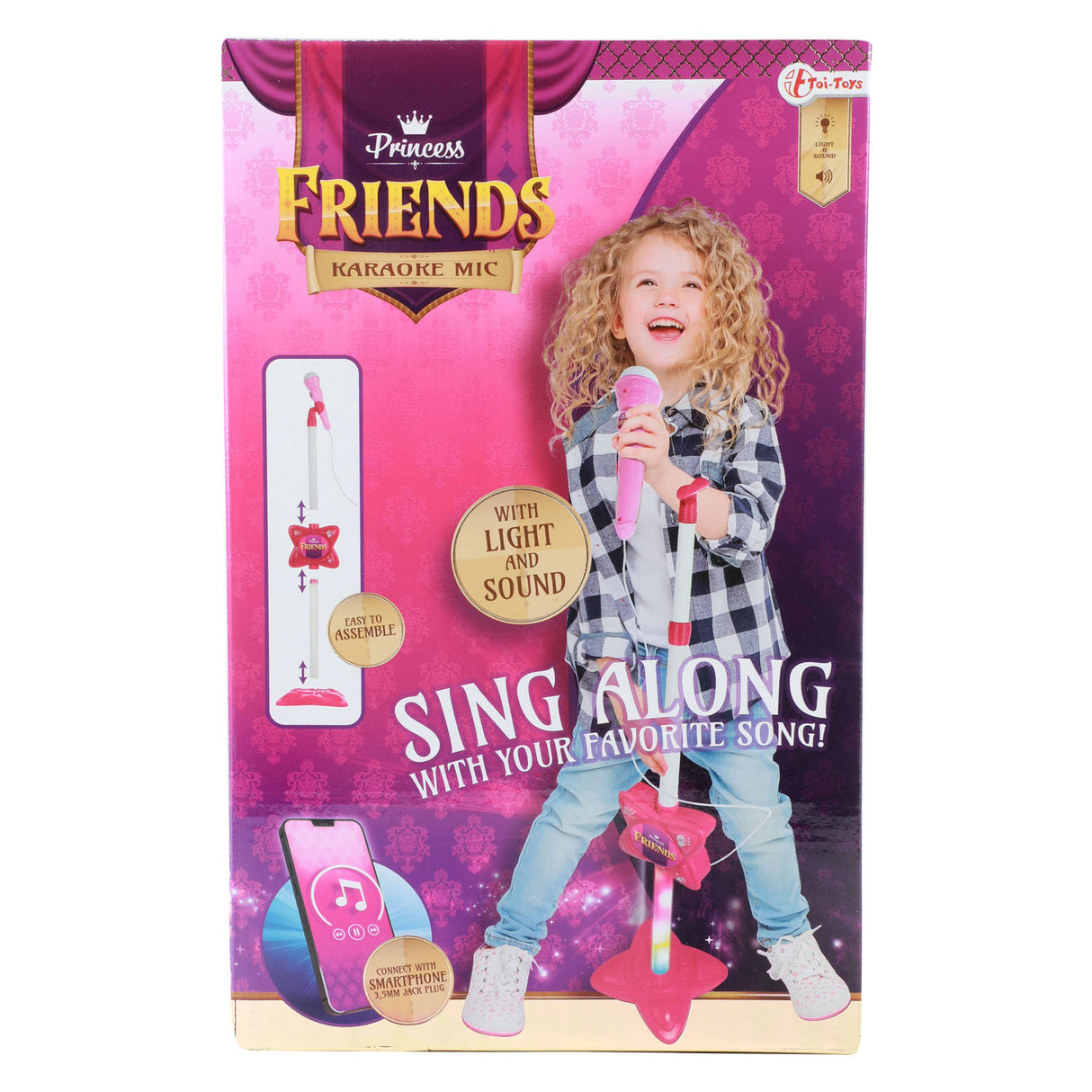 Toi-toys princess friends karaokeset met smartphone aansluiting