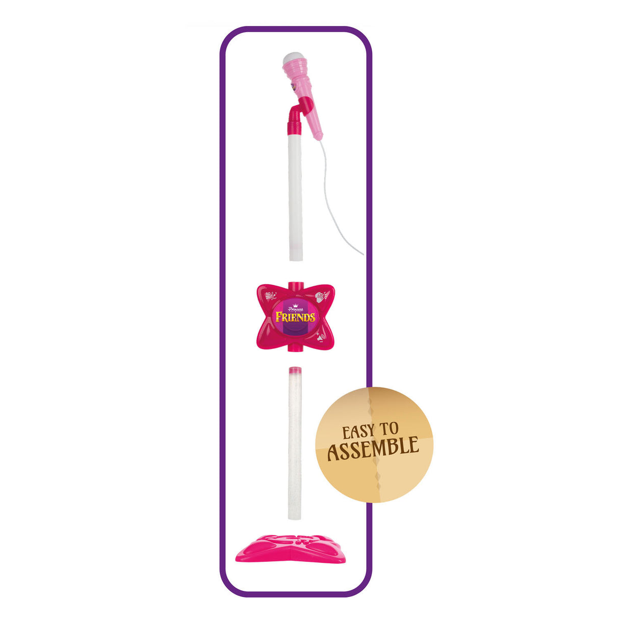 Toi-toys princess friends karaokeset met smartphone aansluiting