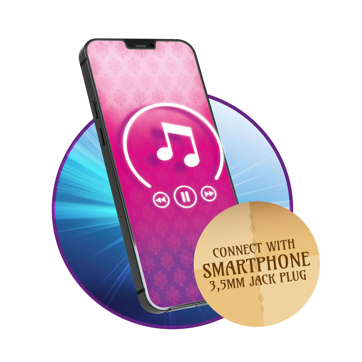 Toi-toys princess friends karaokeset met smartphone aansluiting