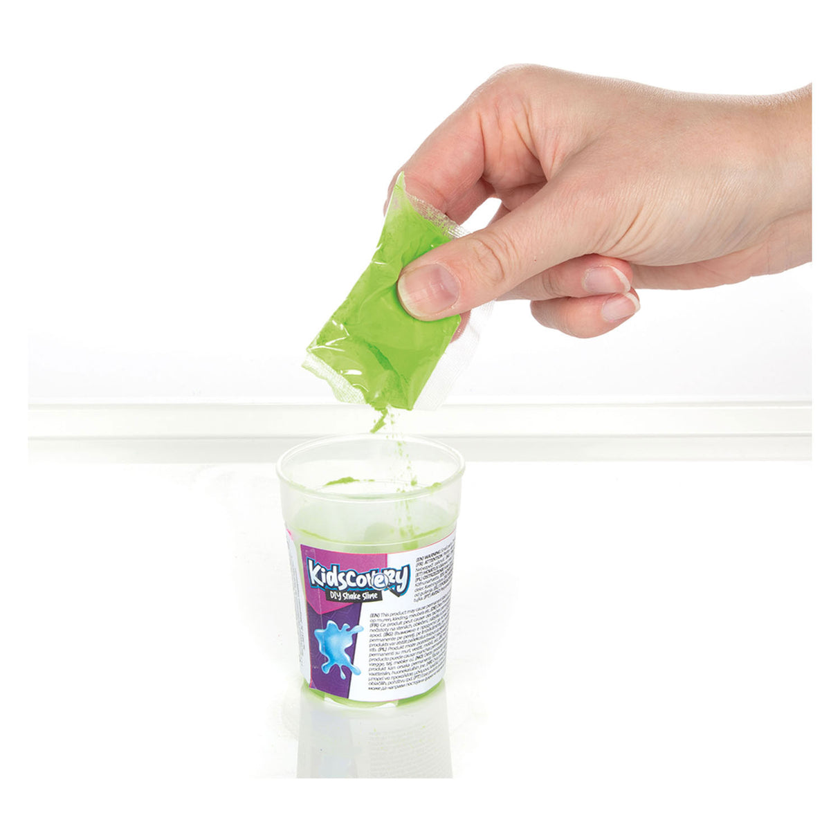 Toi-toys kidscovery wetenschap slijm shake confetti 6 assorti