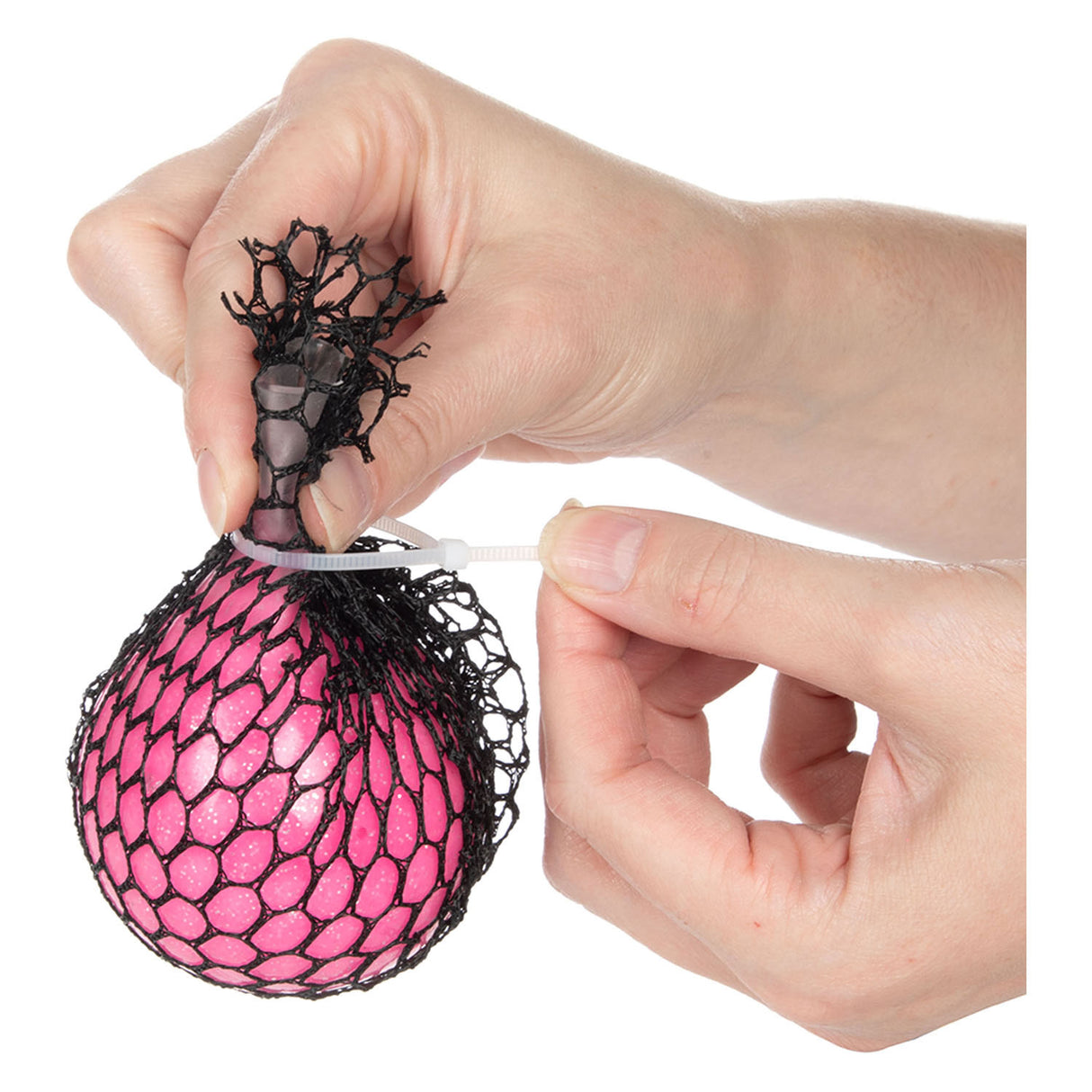 Toi-toys kidscovery maak een knijpbal in een net 4 assorti