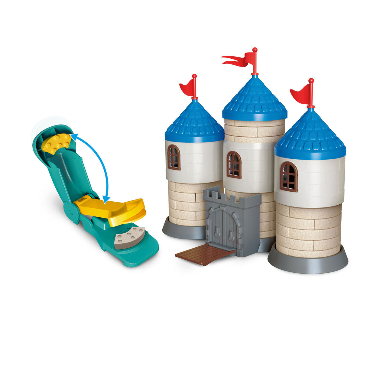 Kidscovery maak zand bouwstenen met machine