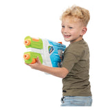 Splash waterpistool aqua shock x1000 - 1700ml tank - met pomp - 2 waterstralen - waterspeelgoed