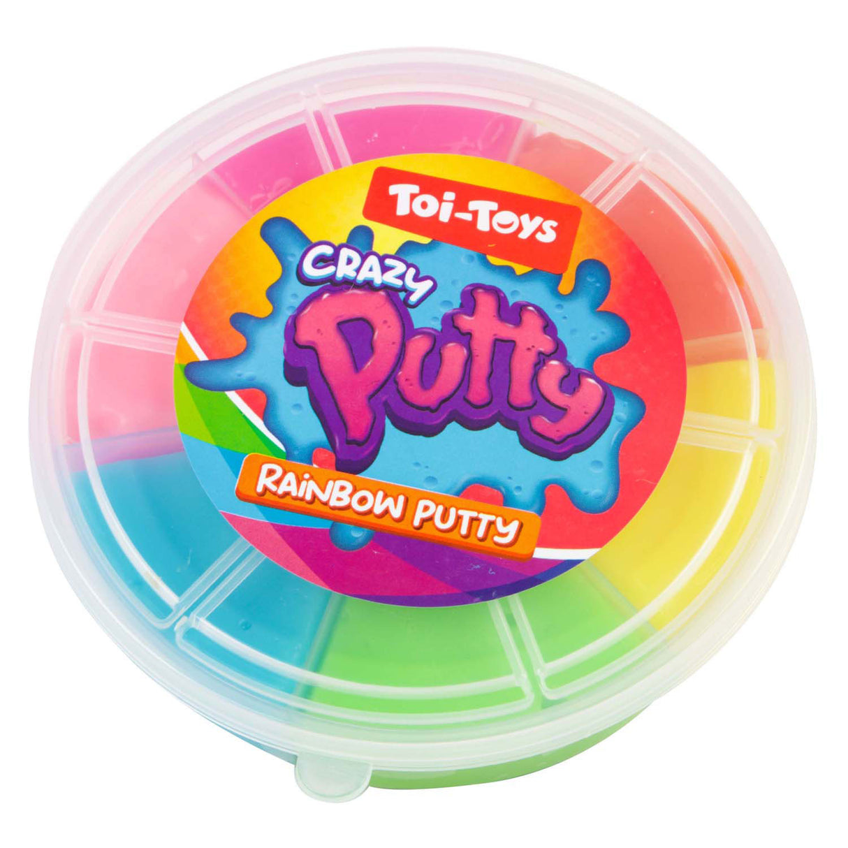 Regenboog putty, 6 kleuren