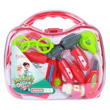 Toi-toys doktersset met stethoscoop in koffer, 8dlg.