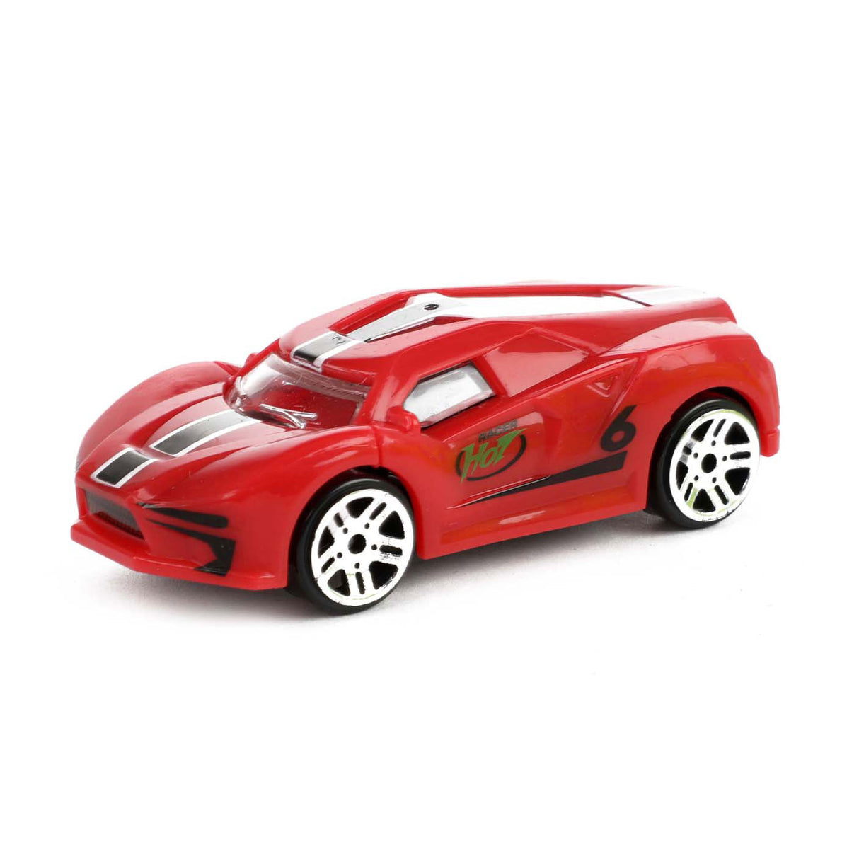 Turbo racers verzamelkoffer met auto's en speelkleed, 6dlg.