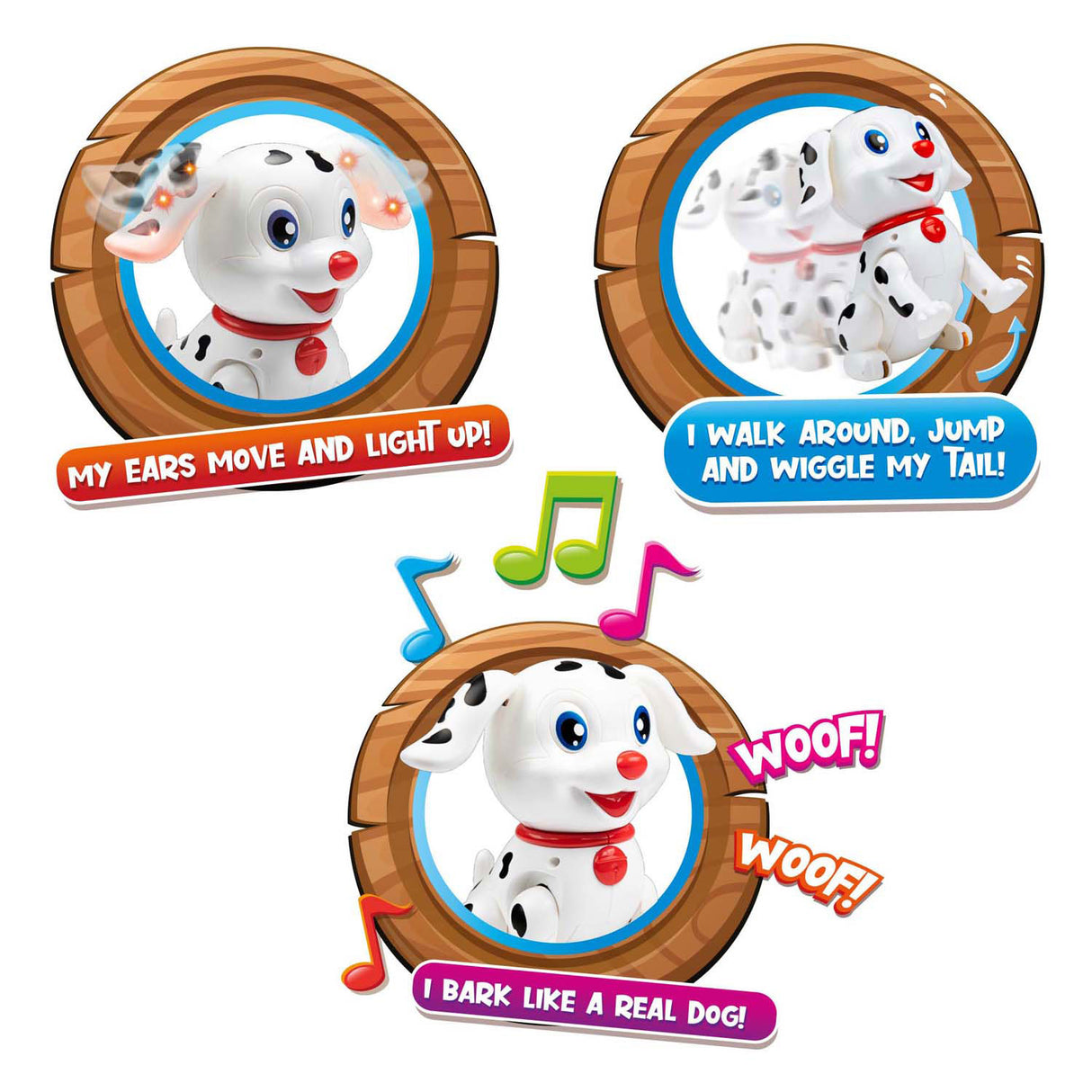 Toi-toys mijn eerste huisdier interactieve hond met licht en geluid