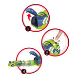 Toi-toys turbo racers rally auto met schoen afschieter