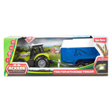 Toi-toys ackers ville tractor en trailer met licht en geluid, 10cm