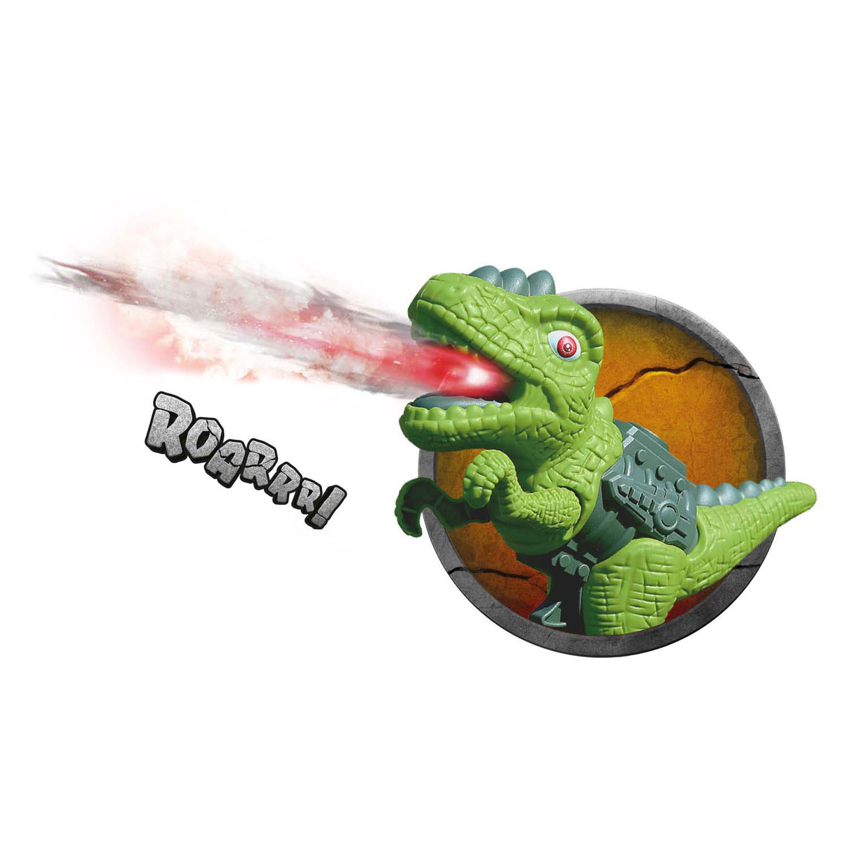 World of dinosaurs dinopistool met spray en licht en geluid
