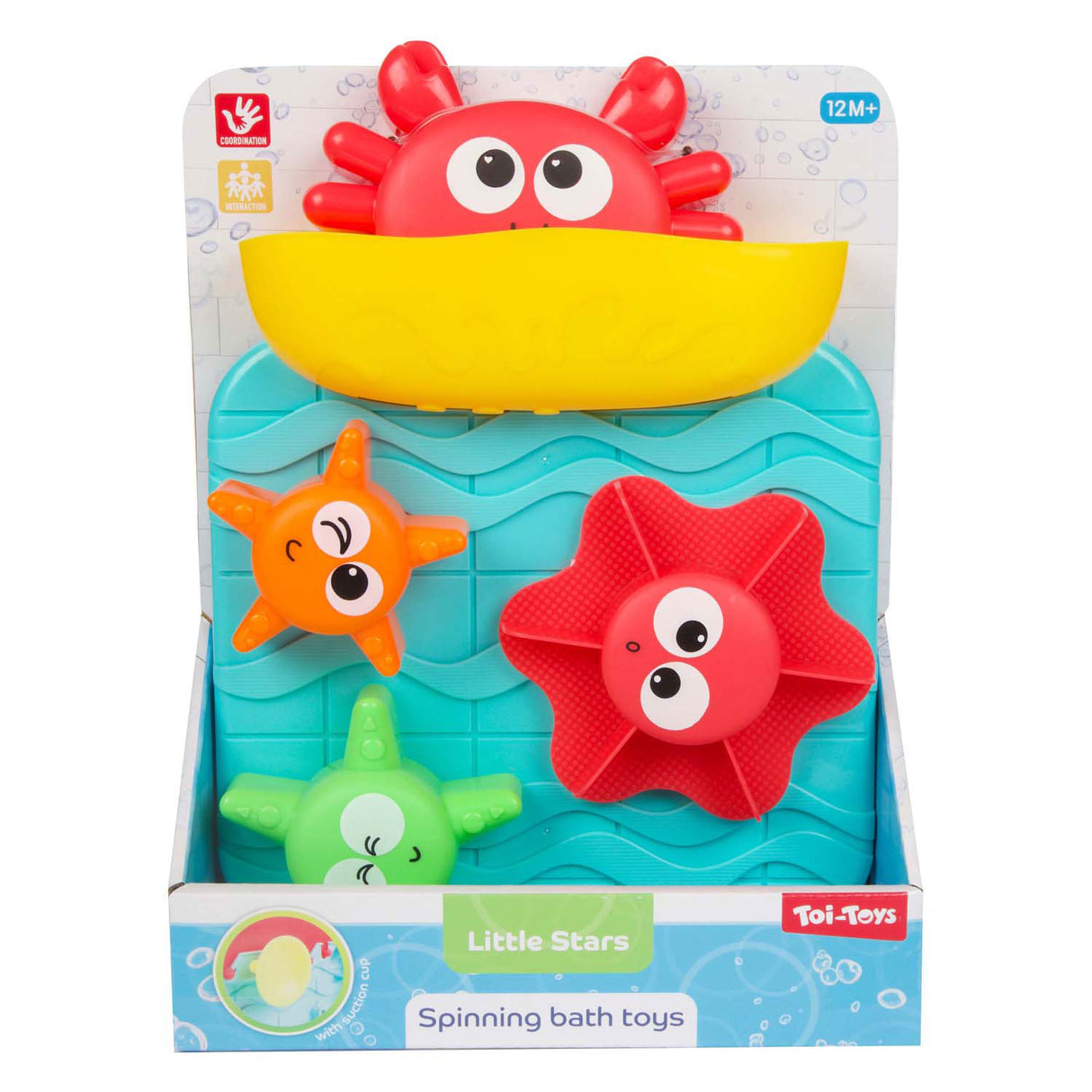 Toi-toys little stars badspeelgoed watermolen krab