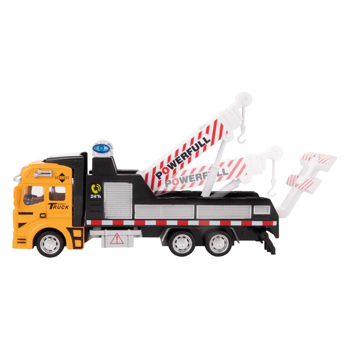 Toi-toys metalen takel sleepwagen met auto, 2dlg.