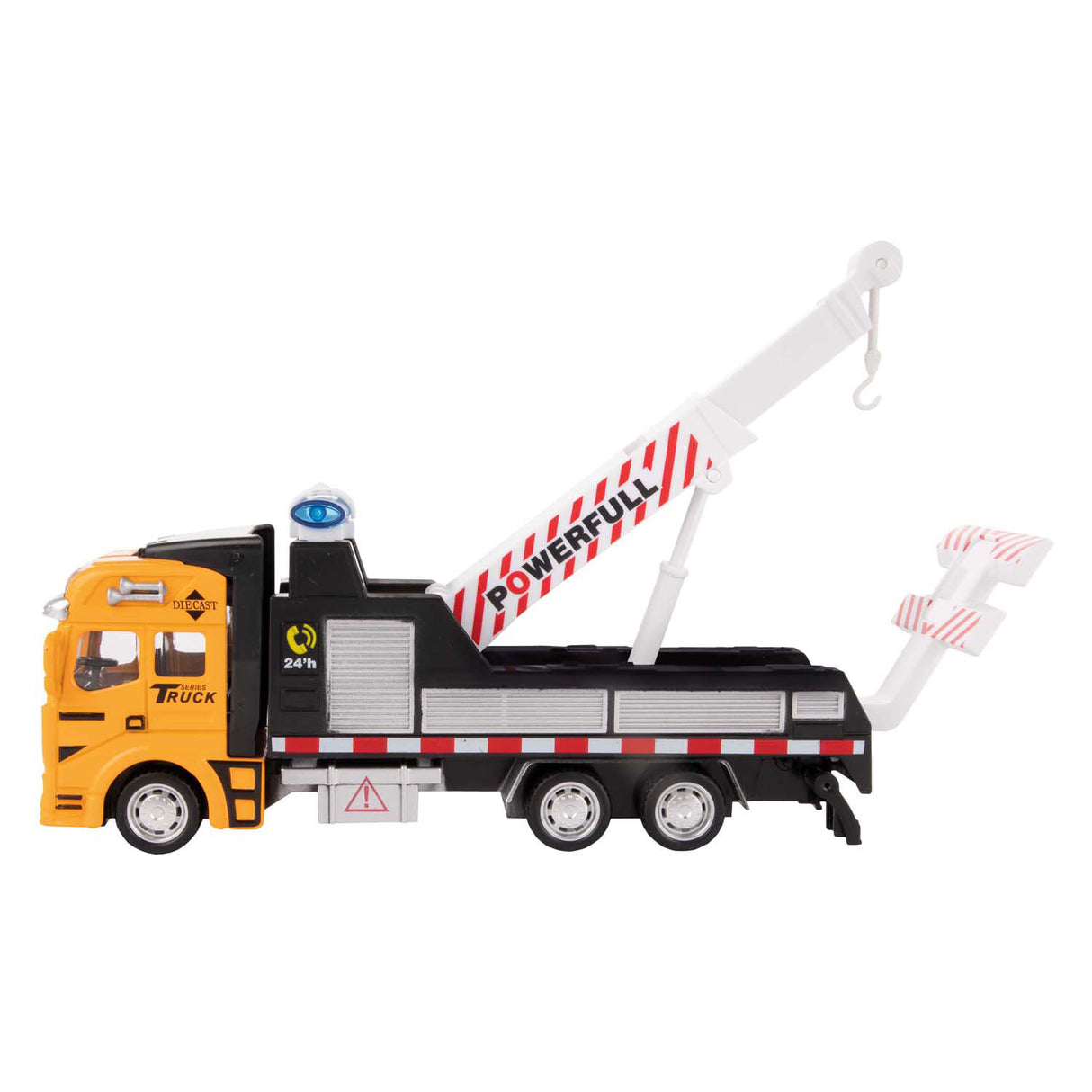 Toi-toys metalen takel sleepwagen met auto, 2dlg.