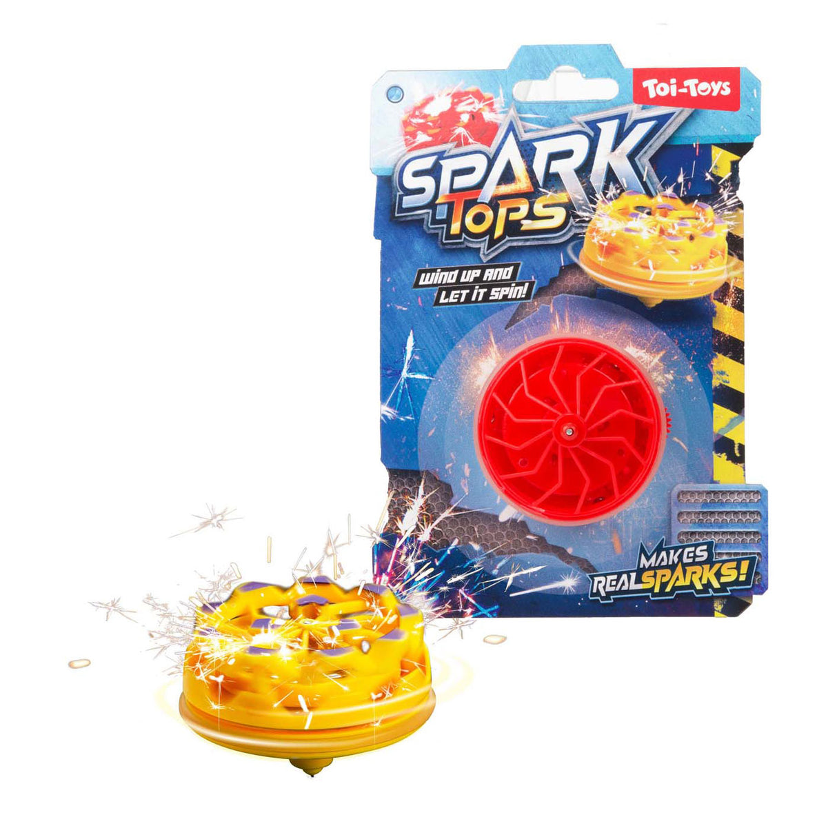 Toi-toys fun opwindtol vonken met vuursteen